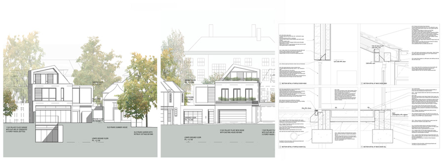 House in Richmond upon Thames planning and detail drawings